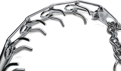 Silver chain bracelet on a white background