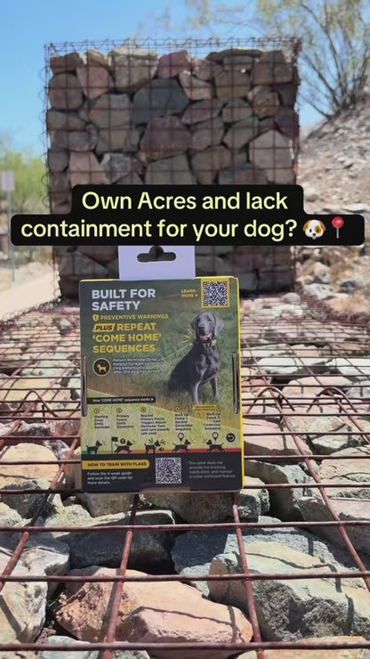 Dogtra No-Subscription GPS Dog Fence - Static Shock & Pager Training Collar, Phone-Connected, Bluetooth-Enabled, App-Control, 3/4 Acre Minimum Coverage Wireless Boundary System for Large Properties & Camping