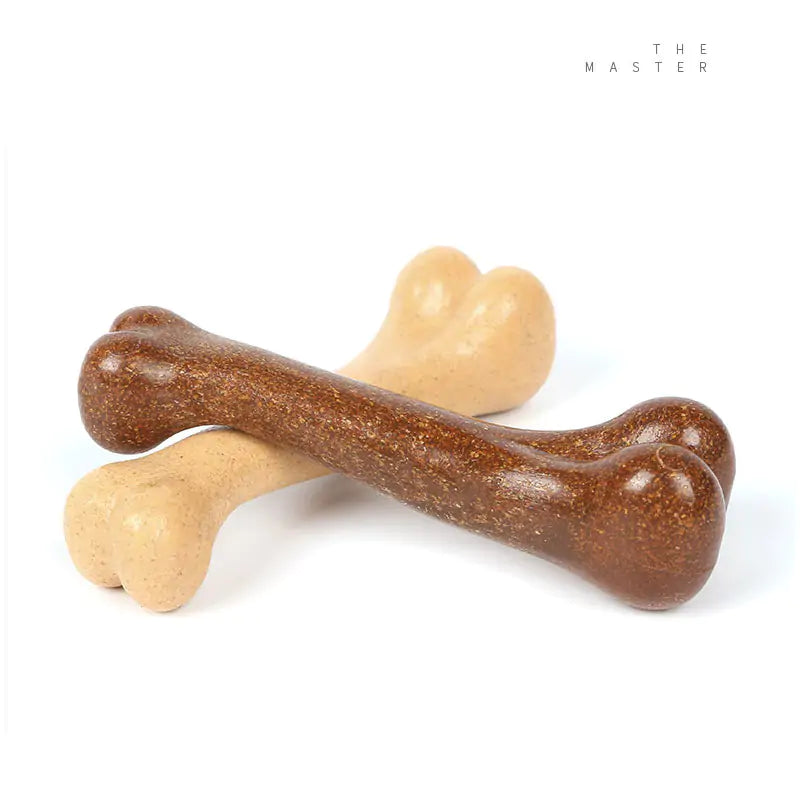 Indestructible Bacon & Beef Dog Chew Toys - Ultimate Tough Bone for Aggressive Chewers