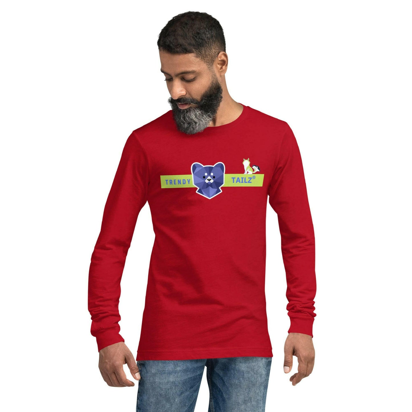 Unisex Long Sleeve Tee Red