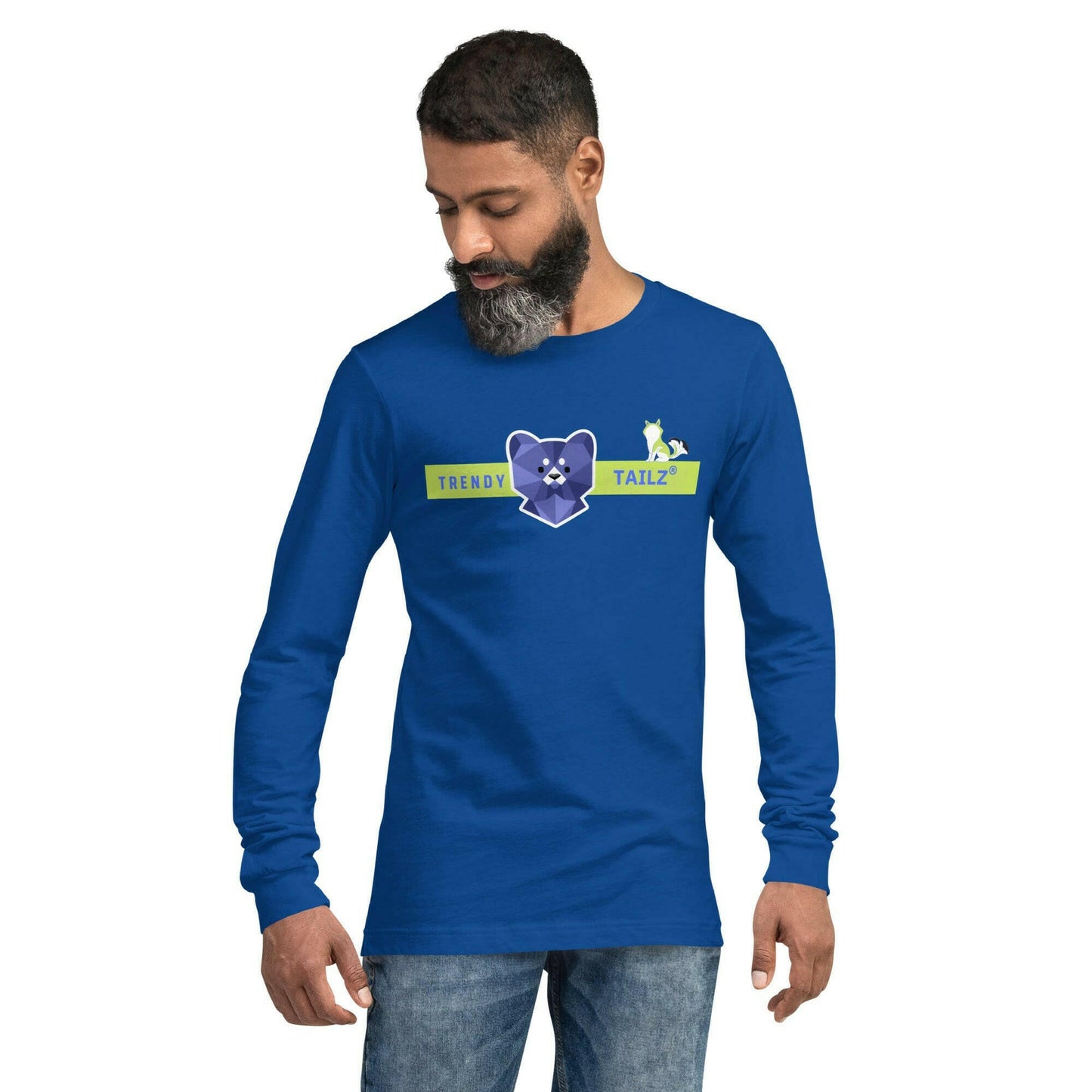 Unisex Long Sleeve Tee Blue