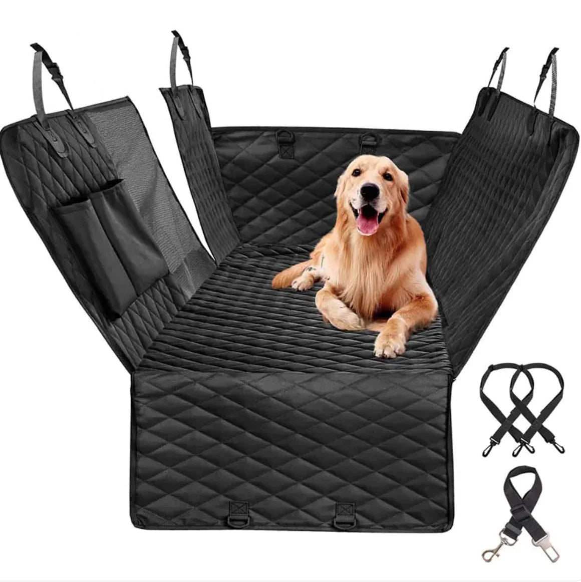 Portable Dog Car Seats AND Cargo Covers  - Toilet Station, Waterproof Cushions, Double Padding, Luxury Models